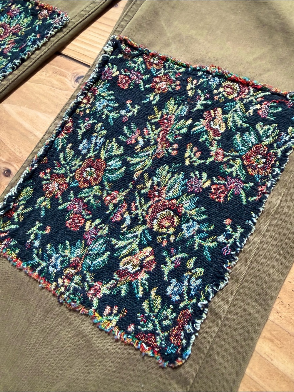 FREE PEOPLE patch work pants - Picture 5 of 8